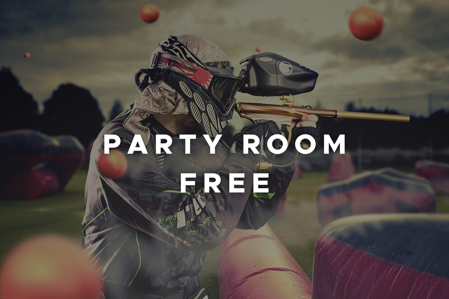 PARTY ROOM - (FREE WITH ANY PACKAGE, JUST ADD TO CART)