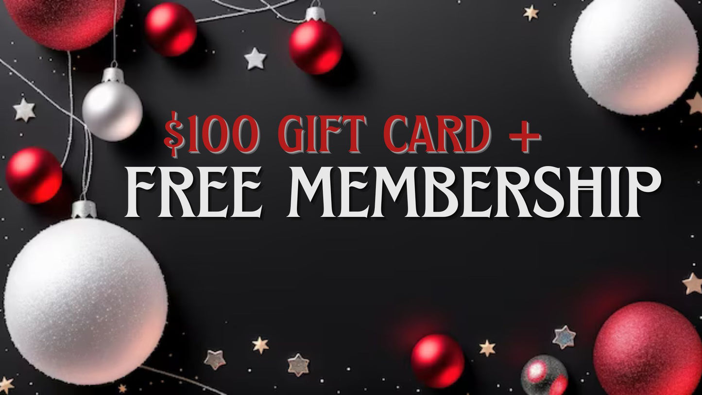 $100 Gift Card + 1 Year Membership